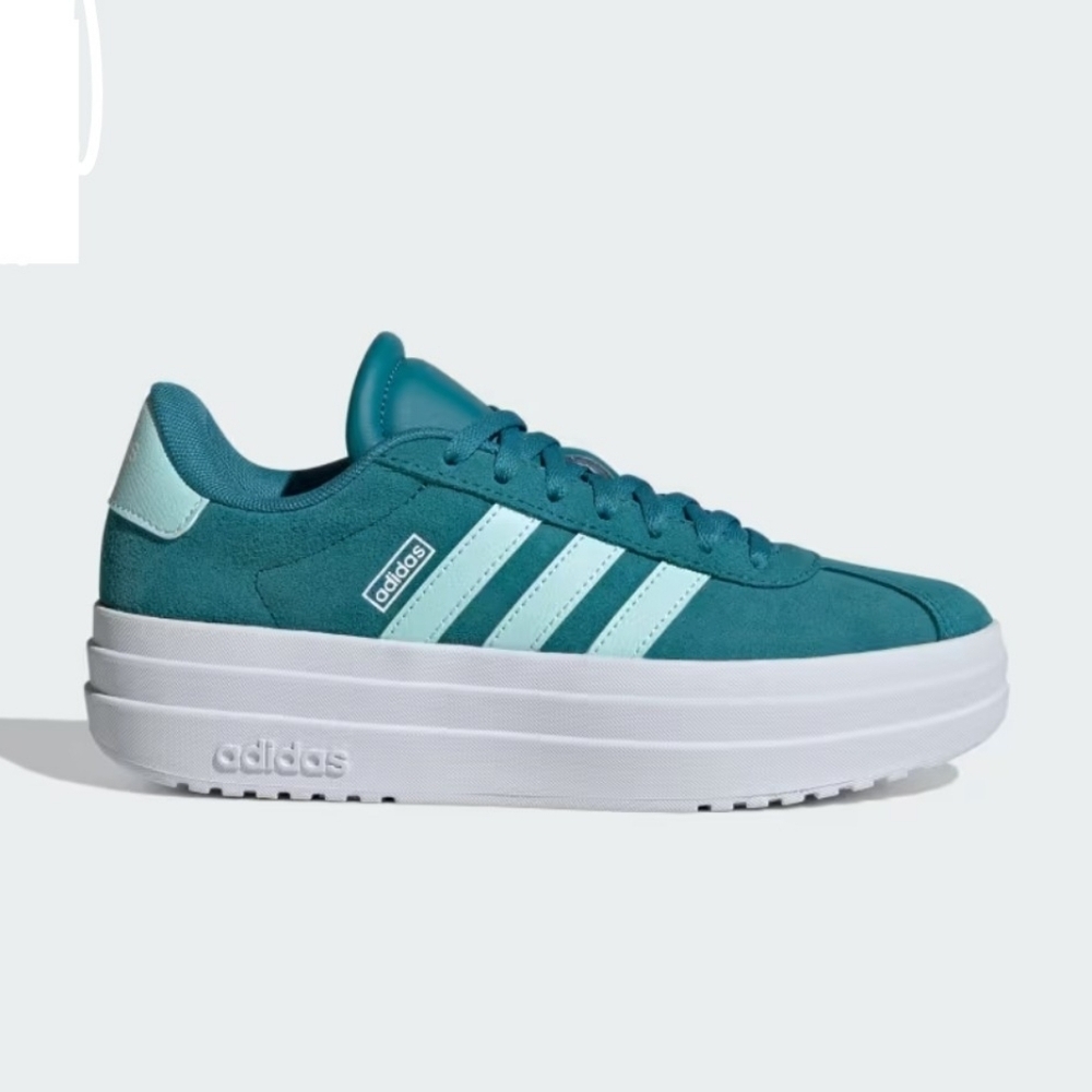 Adidas VL Court BOLD JR Skateboard Size 7Y IH4778 Arctic Fusion / Semi Flash Aq - Picture 7 of 12